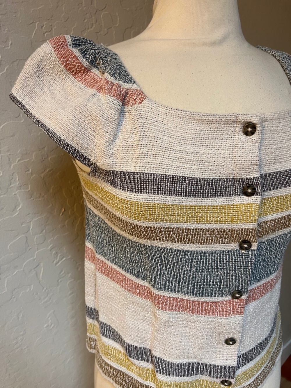Madewell Texture & Thread button front top - Picture 2 of 5